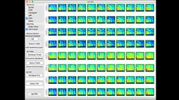 The pyCBIR deep-learning tool can help researchers match their images to similar ones already in the database. This is an analysis of images from X-ray scattering from the Advanced Light Source. 