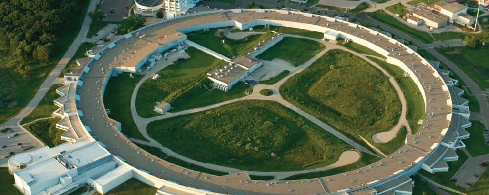 Aerial View of the Advanced Photon Source at Argonne National Laboratory.