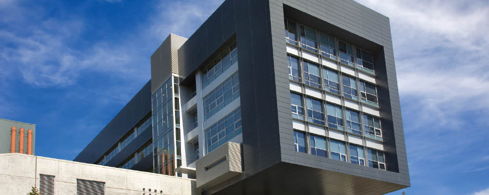 Exterior of the Molecular Foundry at Lawrence Berkeley National Laboratory.