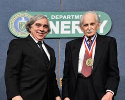 Professor Bard with Secretary Moniz