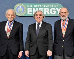 Professor Bard and Professor Sessler with Secretary Moniz